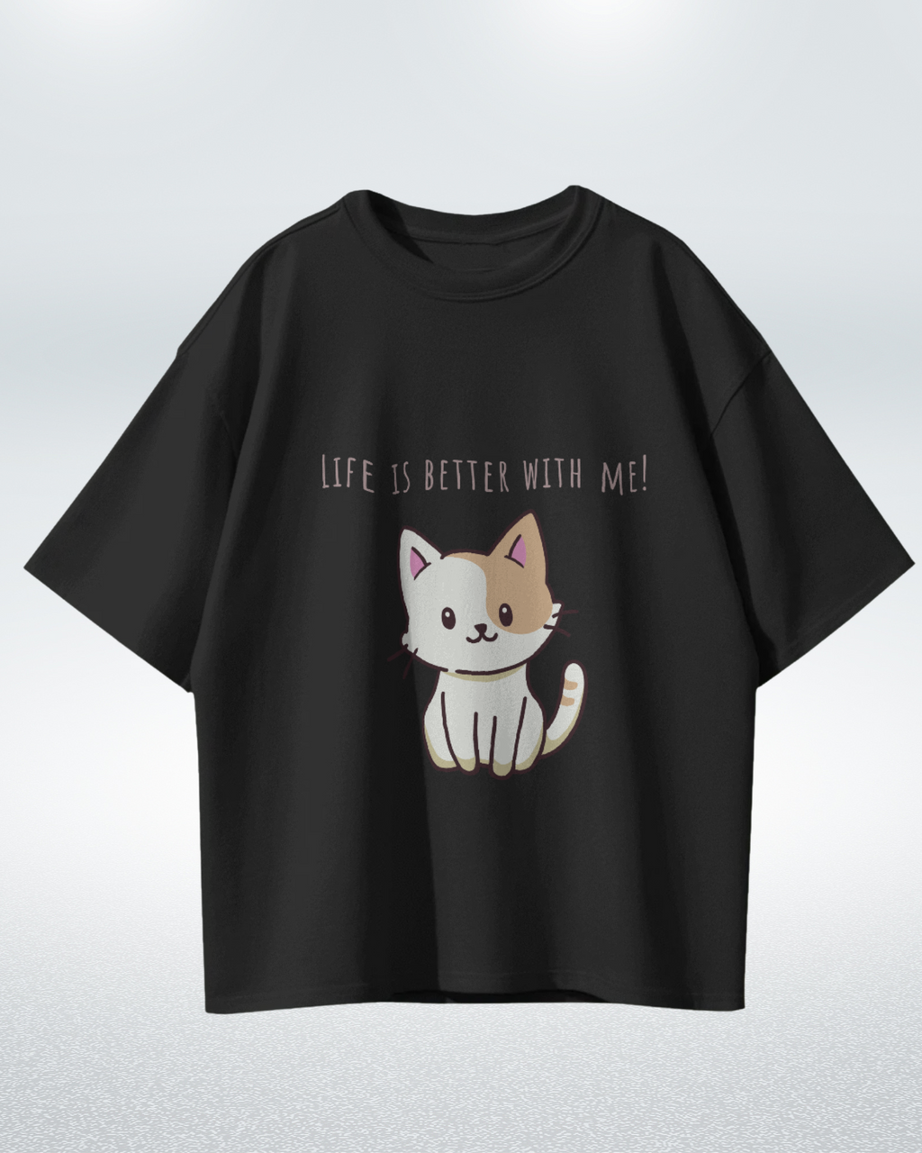 Purrfectly Better Premium Oversized T-shirt - Dorcus Wear