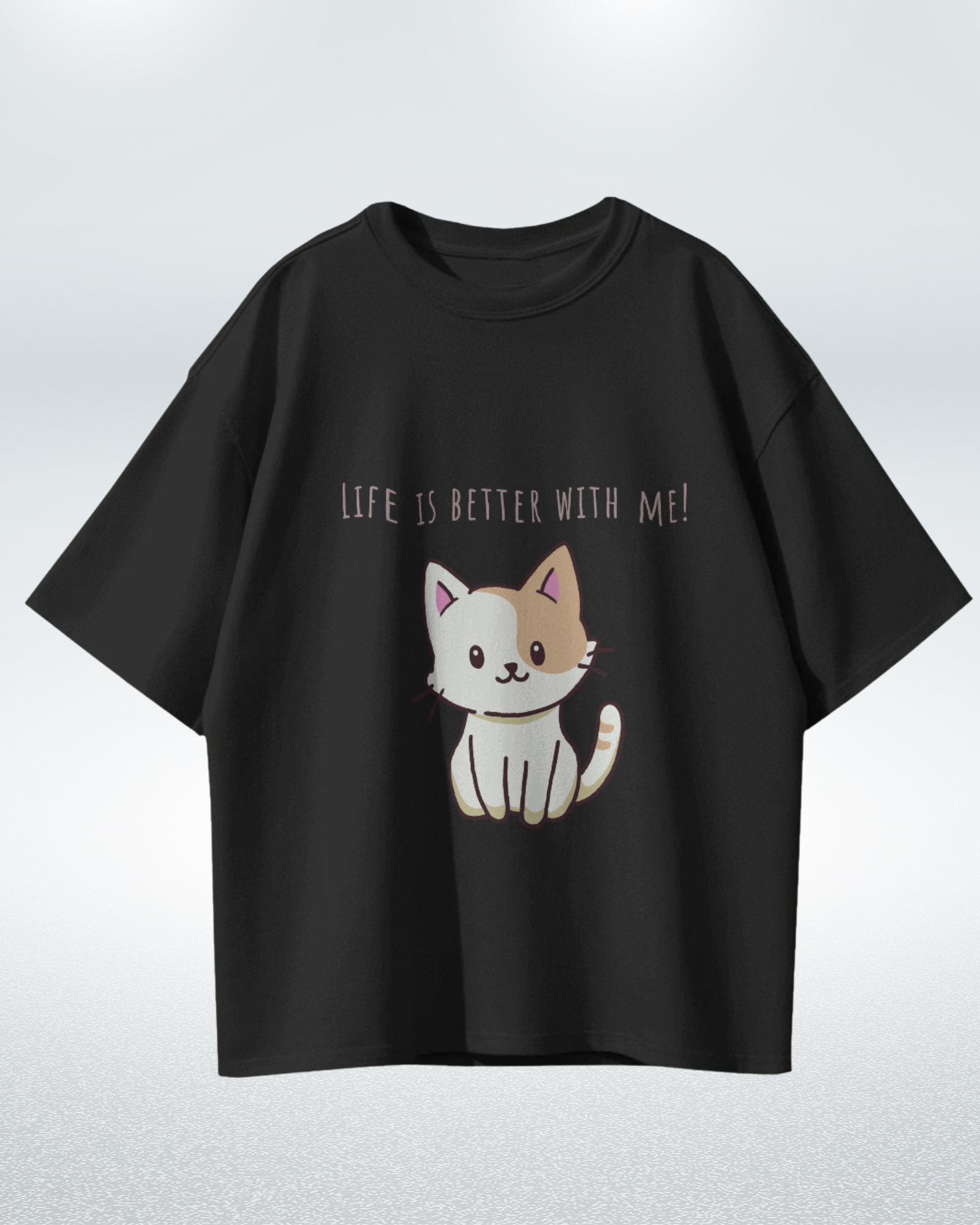 Purrfectly Better Premium Oversized T-shirt - Dorcus Wear