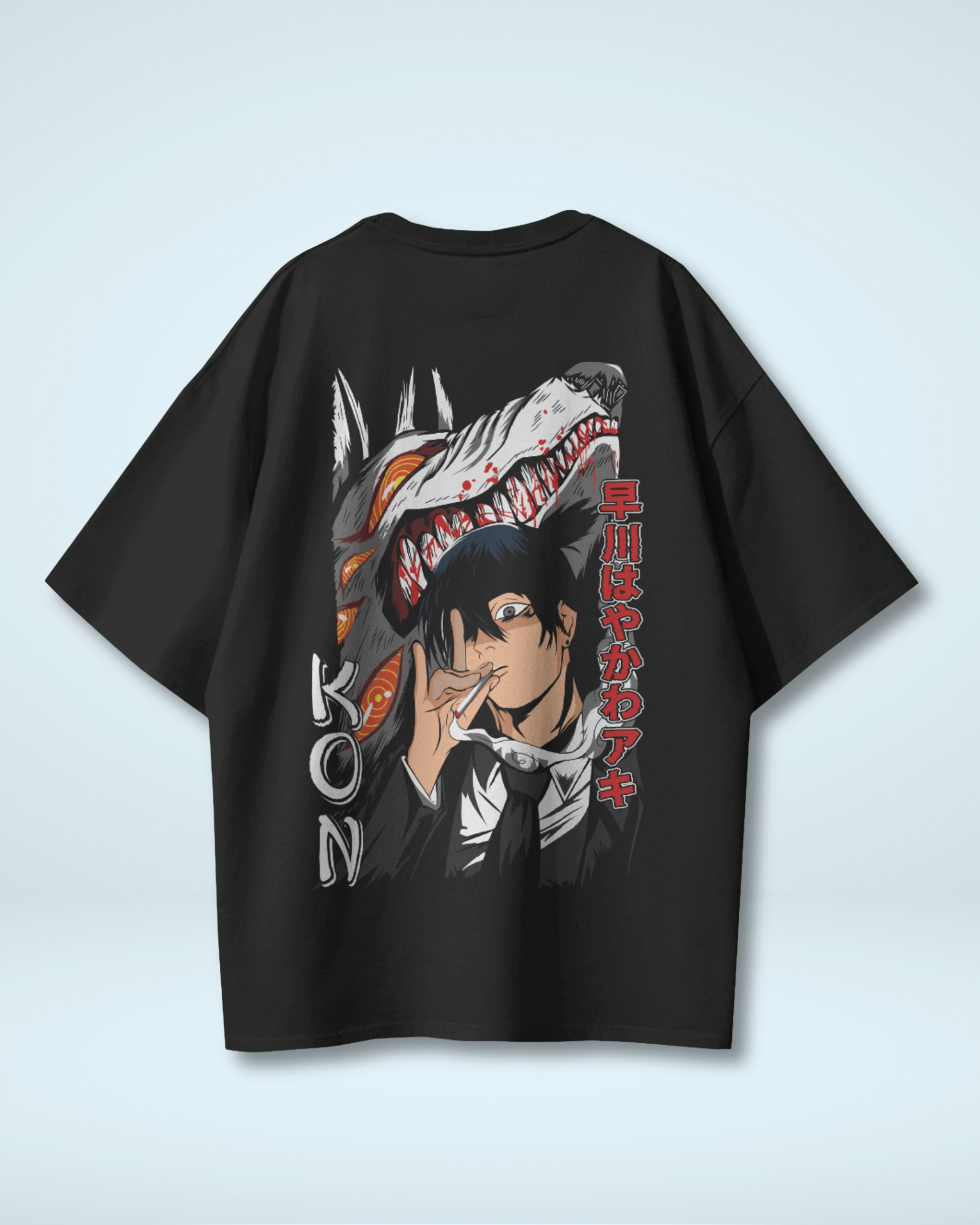 Kon The Fox Devil T-shirt | Chainsaw Man Premium Oversized T-shirt