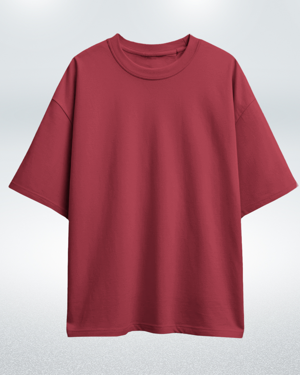 Red Basic Oversized T-Shirt - Effortless Style in a Bold Red Color - Dorcus Wear