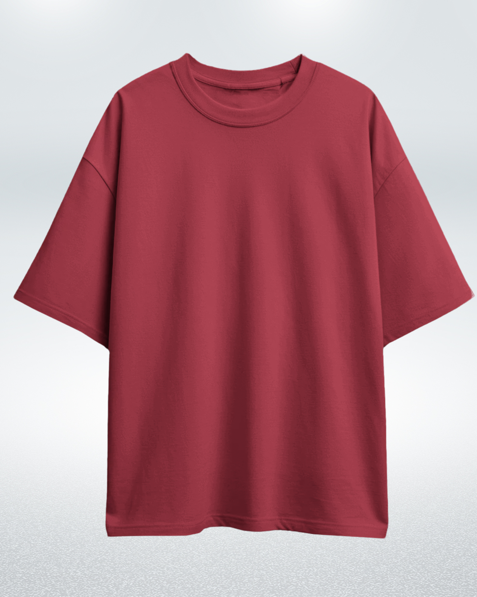 Red Basic Oversized T-Shirt - Effortless Style in a Bold Red Color - Dorcus Wear