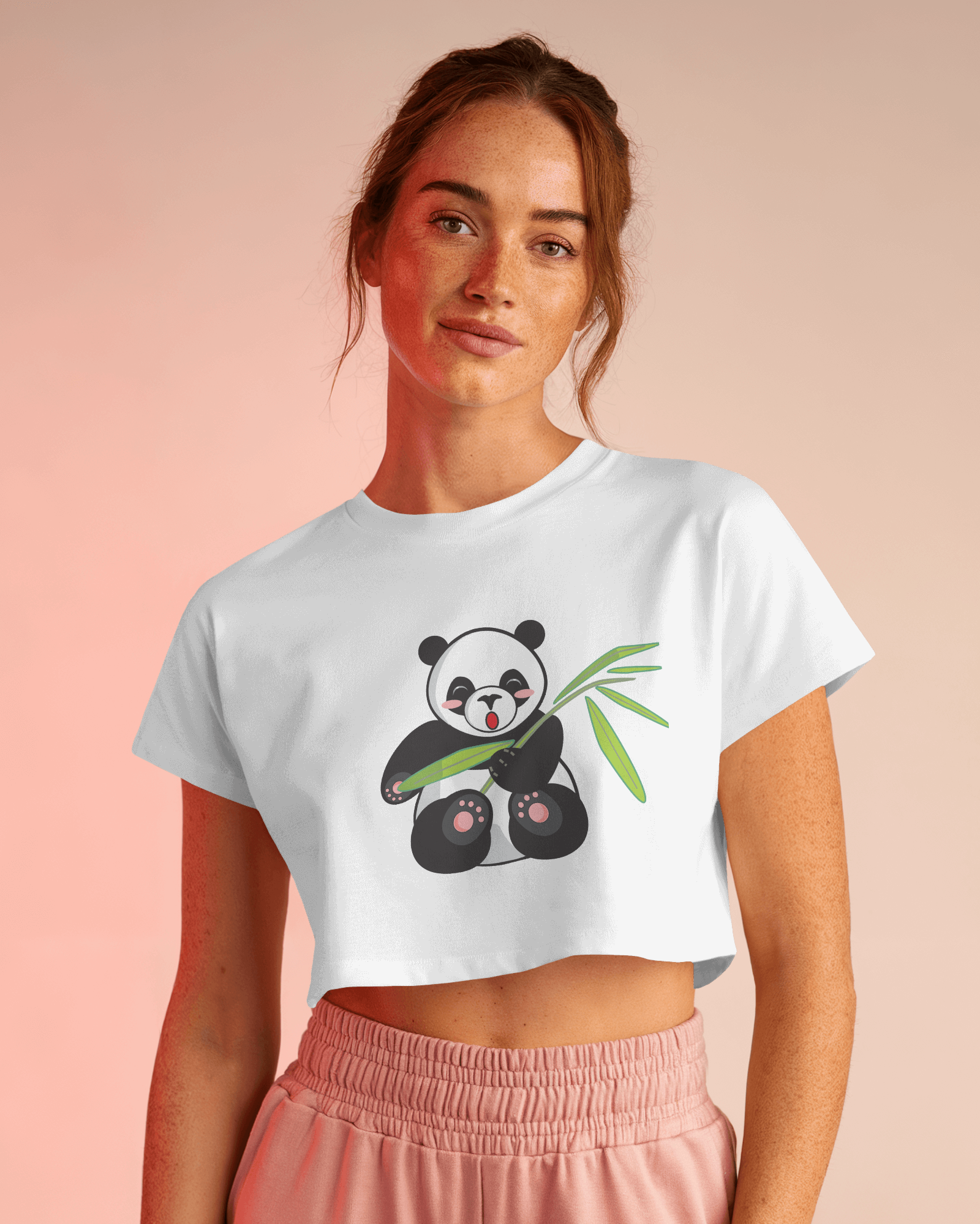 Panda Cuteness Overload | Crop Top - Dorcus Wear