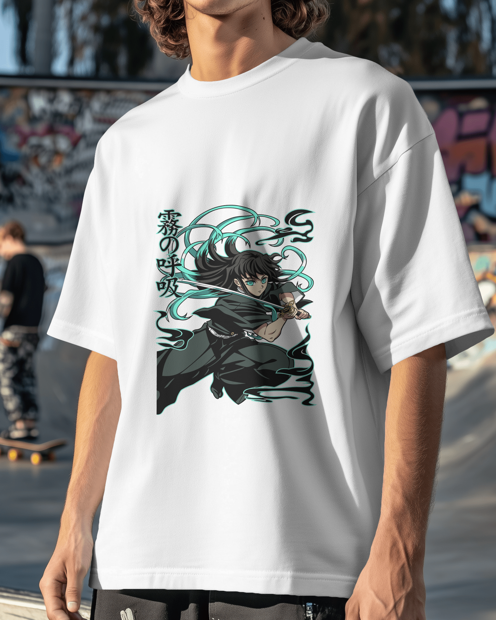 Mist Hashira Premium Oversized T-shirt | Muichiro Tokito | Demon Slayer Merchandise