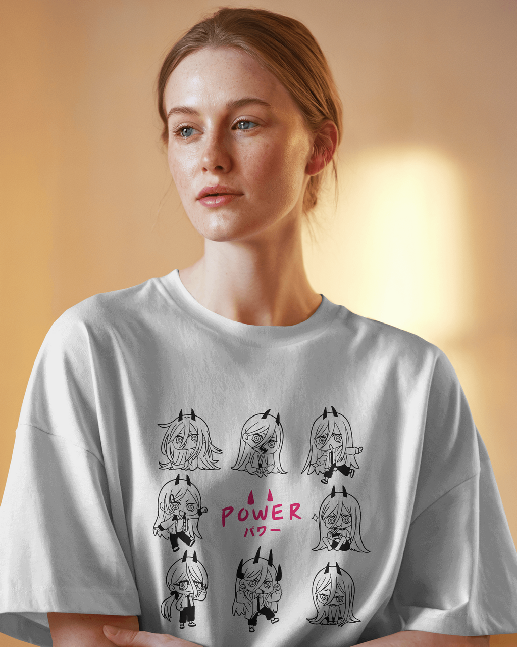 Power Chainshaw Man Premium Oversized T-shirt
