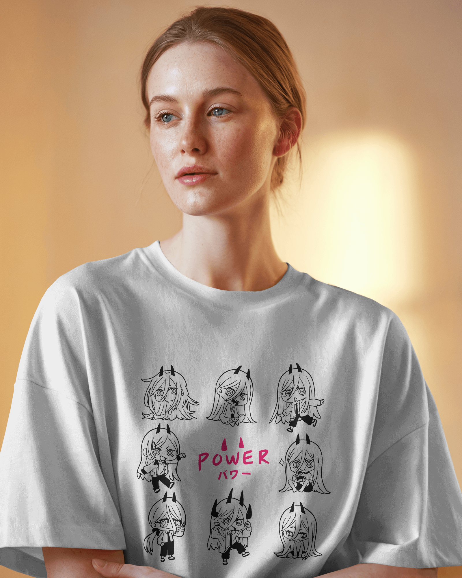 Power Chainshaw Man Premium Oversized T-shirt