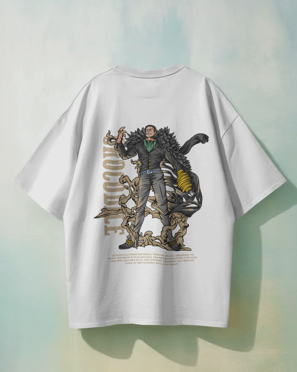 Sir Crocodile One Piece T-shirt | Premium Oversized T-Shirt