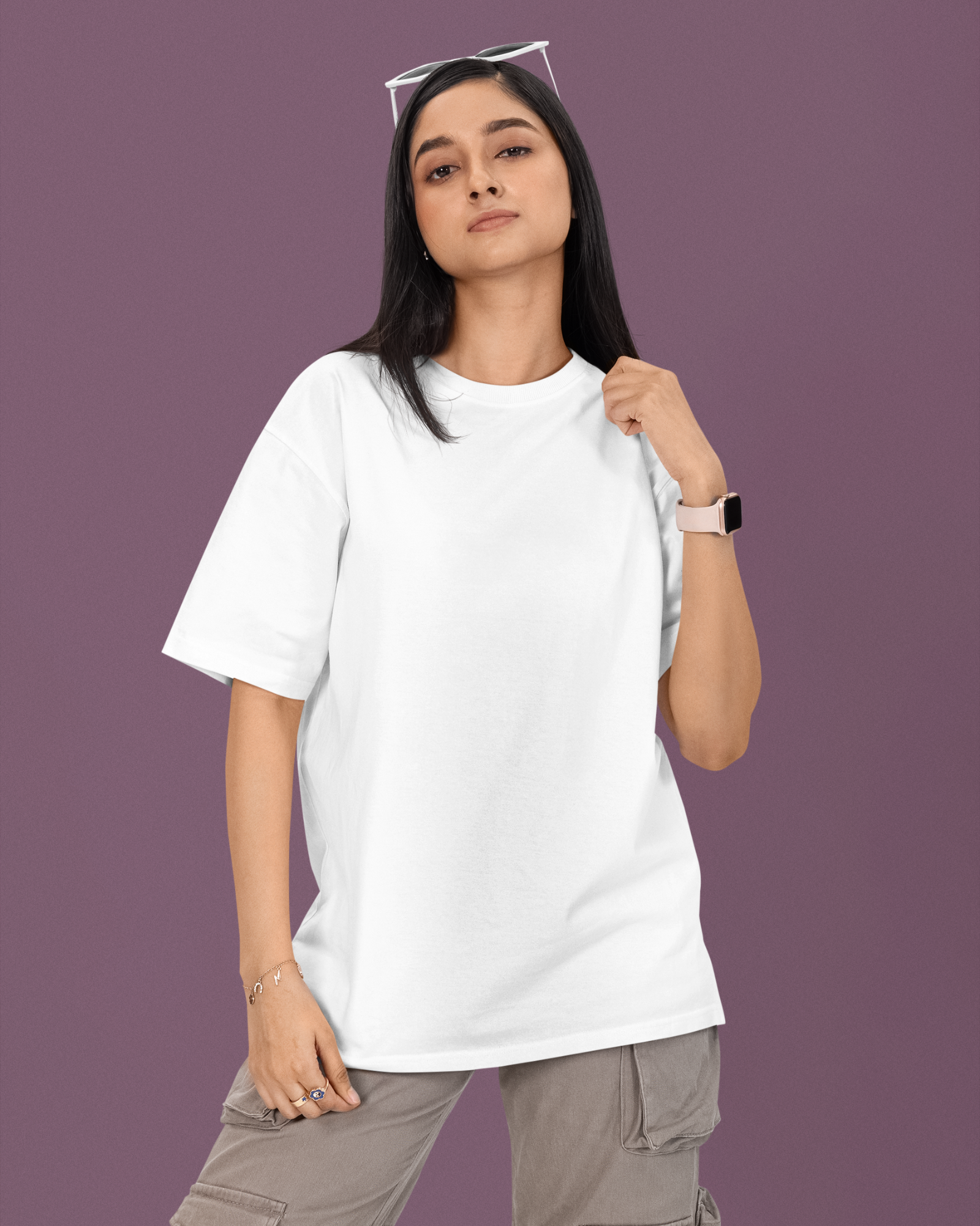 White Oversized T-shirts - Basic Style for Effortless Fashion - Dorcus Wear