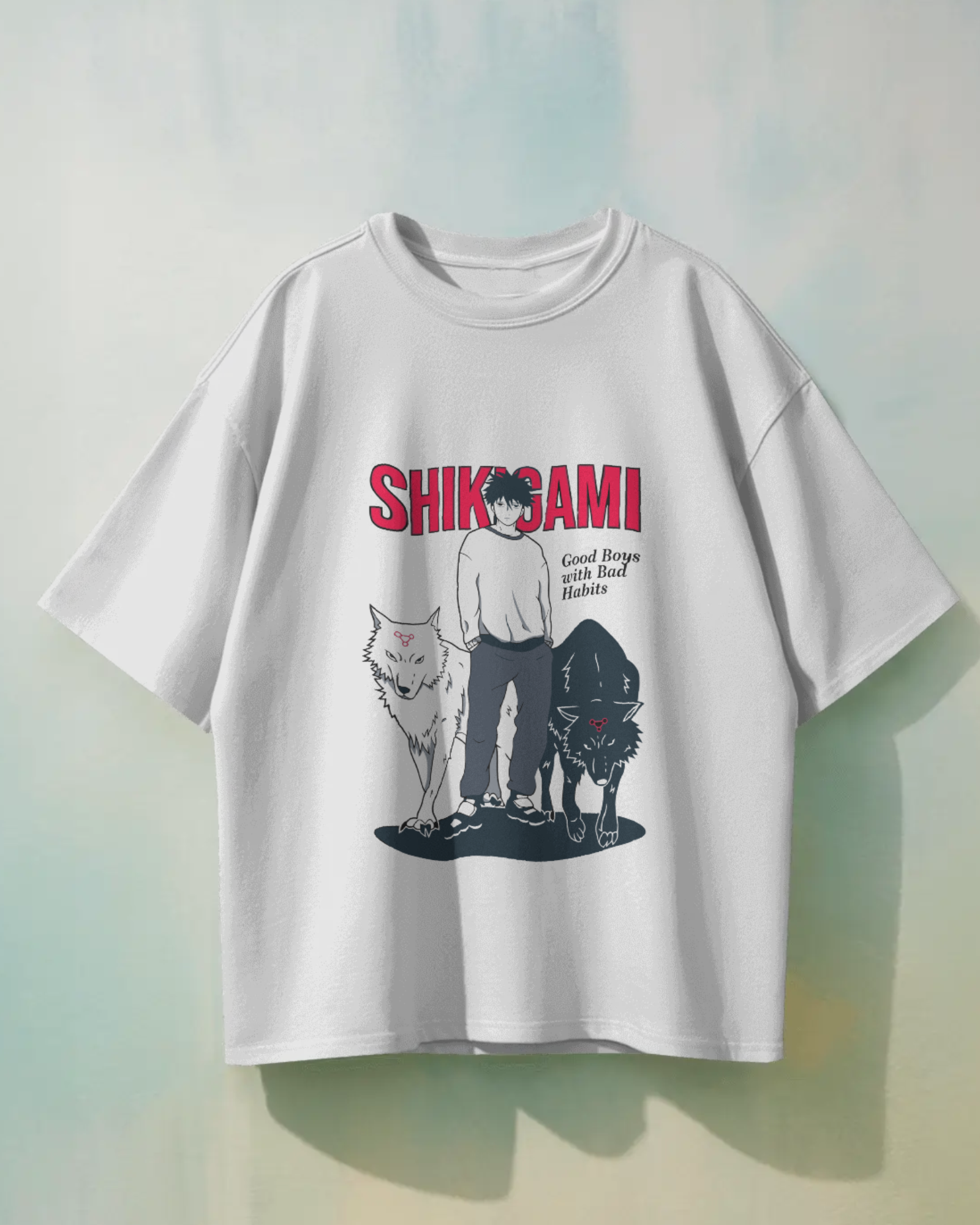 Megumi Fushiguro Oversized T-shirt | Shikigami Summoner | Jujutsu Kaisen | Premium T-shirt