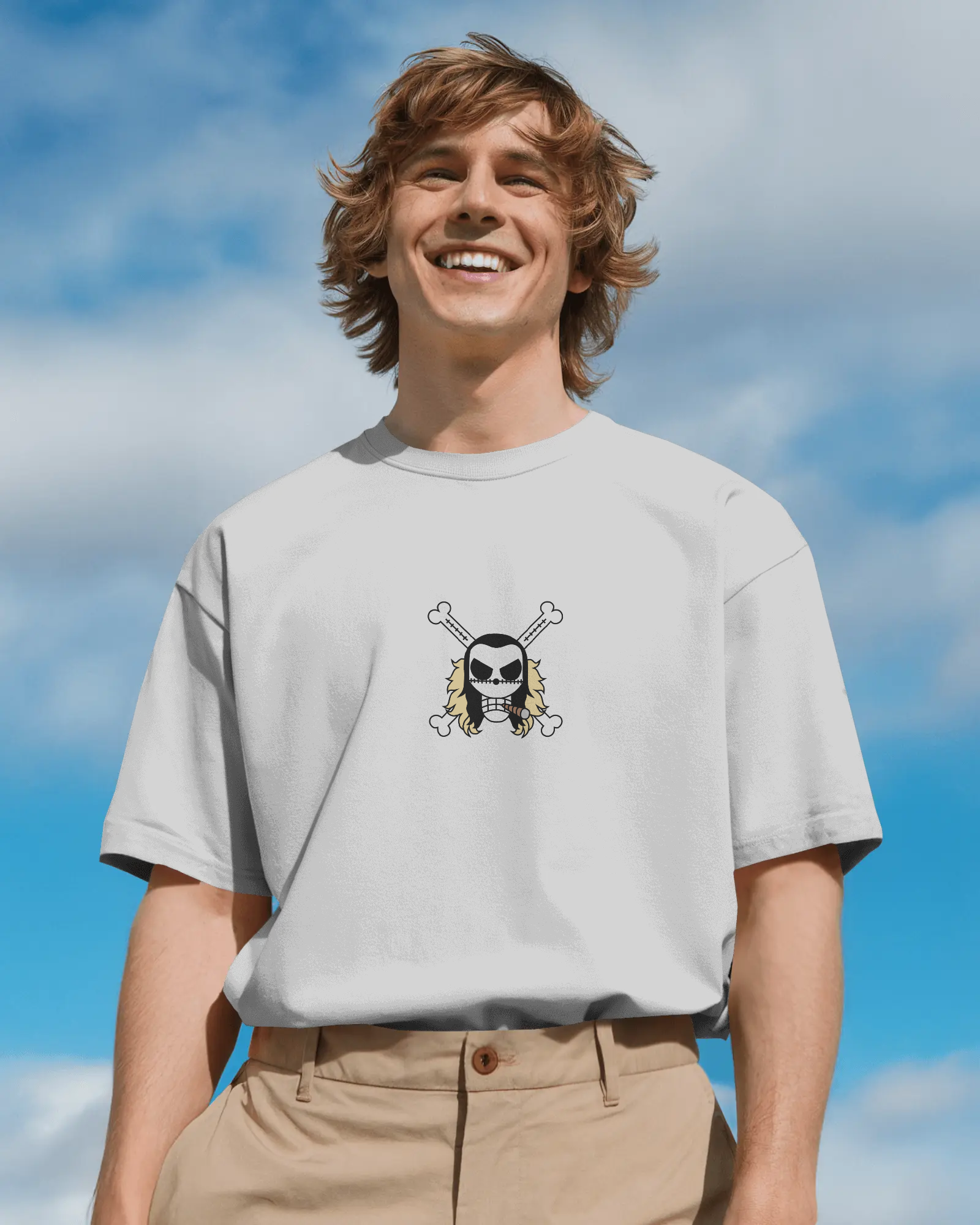 Sir Crocodile One Piece T-shirt | Premium Oversized T-Shirt